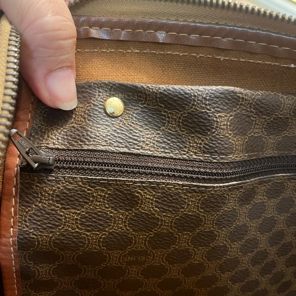 Celine Brown Monogram Duffel Bag - Picture 9 of 12